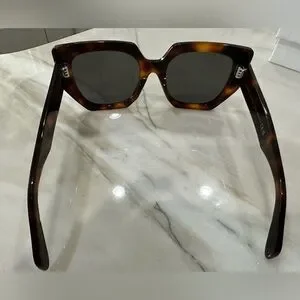 MINT condition! Celine Triomphe 55mm Butterfly sunglasses tortoise Celine Maxi Triomphe 55mm Butterfly Sunglasses | Neiman Marcus main image 4